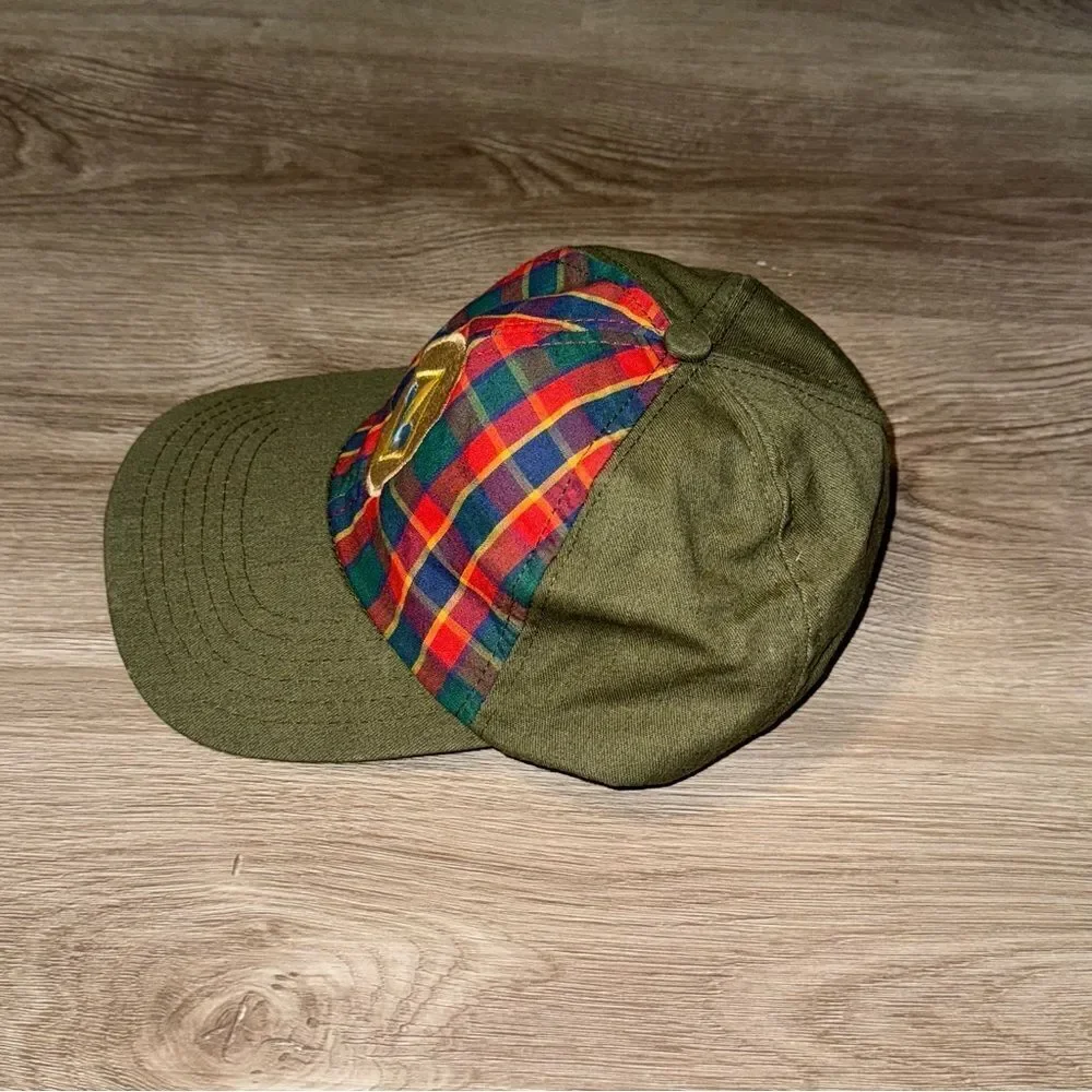 Kid's Boy Scouts Plaid Baseball Hat